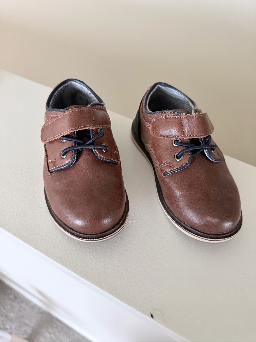 Toddler boy slip-on Oxford shoe